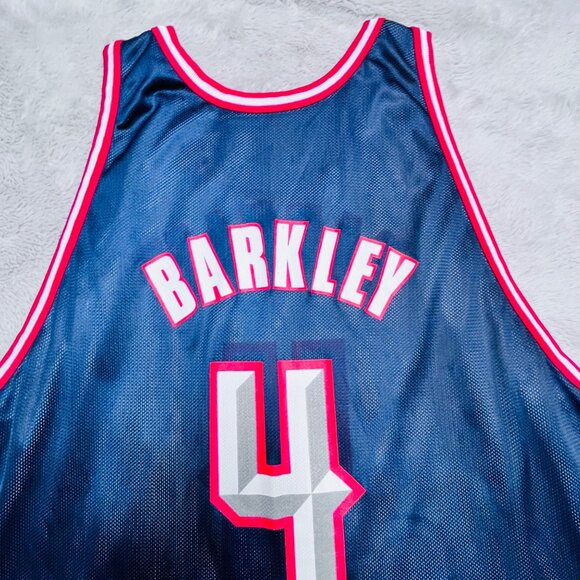 Houston Rockets Champion NBA Jersey #4 Navy/White XL Mesh Mens Tank Top With Tag - Picture 9 of 16